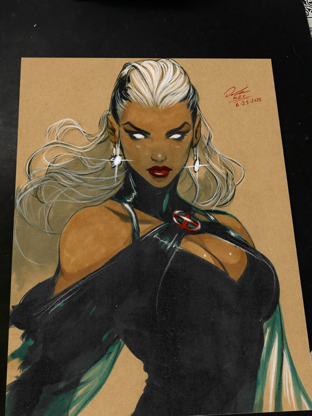 Storm X-Men Art Print Signed 8.5x11 | Art by Keyeske